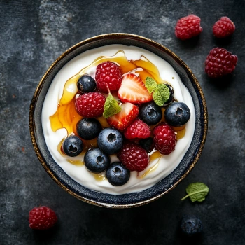 Йогурт з ягодами